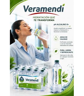 AGUA MINERAL SIN GAS VERAMENDI 620 ml